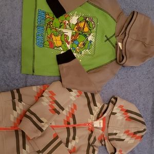 Gently loved size 5 sweaters